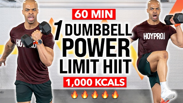 60 Minute One Dumbbell Power LIMIT Strength & Conditioning