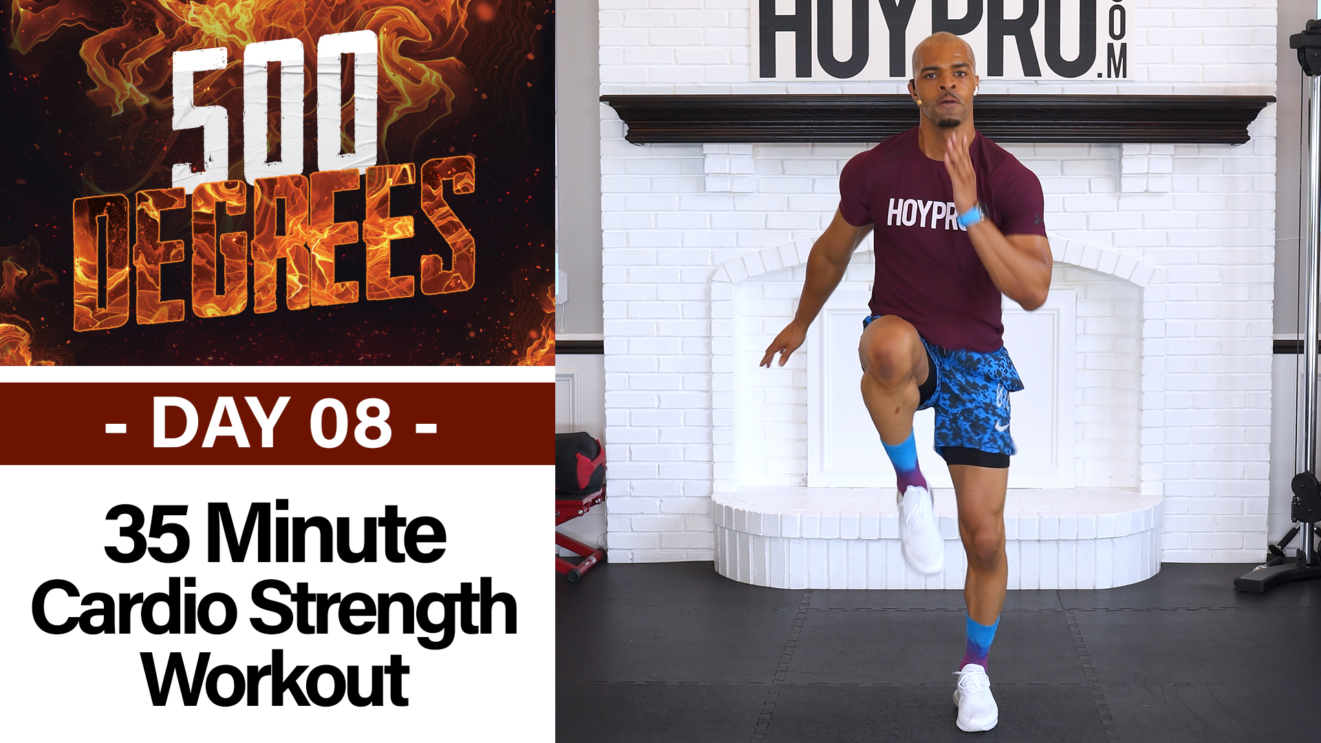 35 Minute Little/Long Cardio Strength Workout - 500 Degrees #08