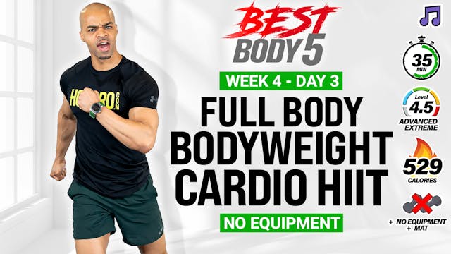 35 Minute INTENSE Full Body Bodyweigh...