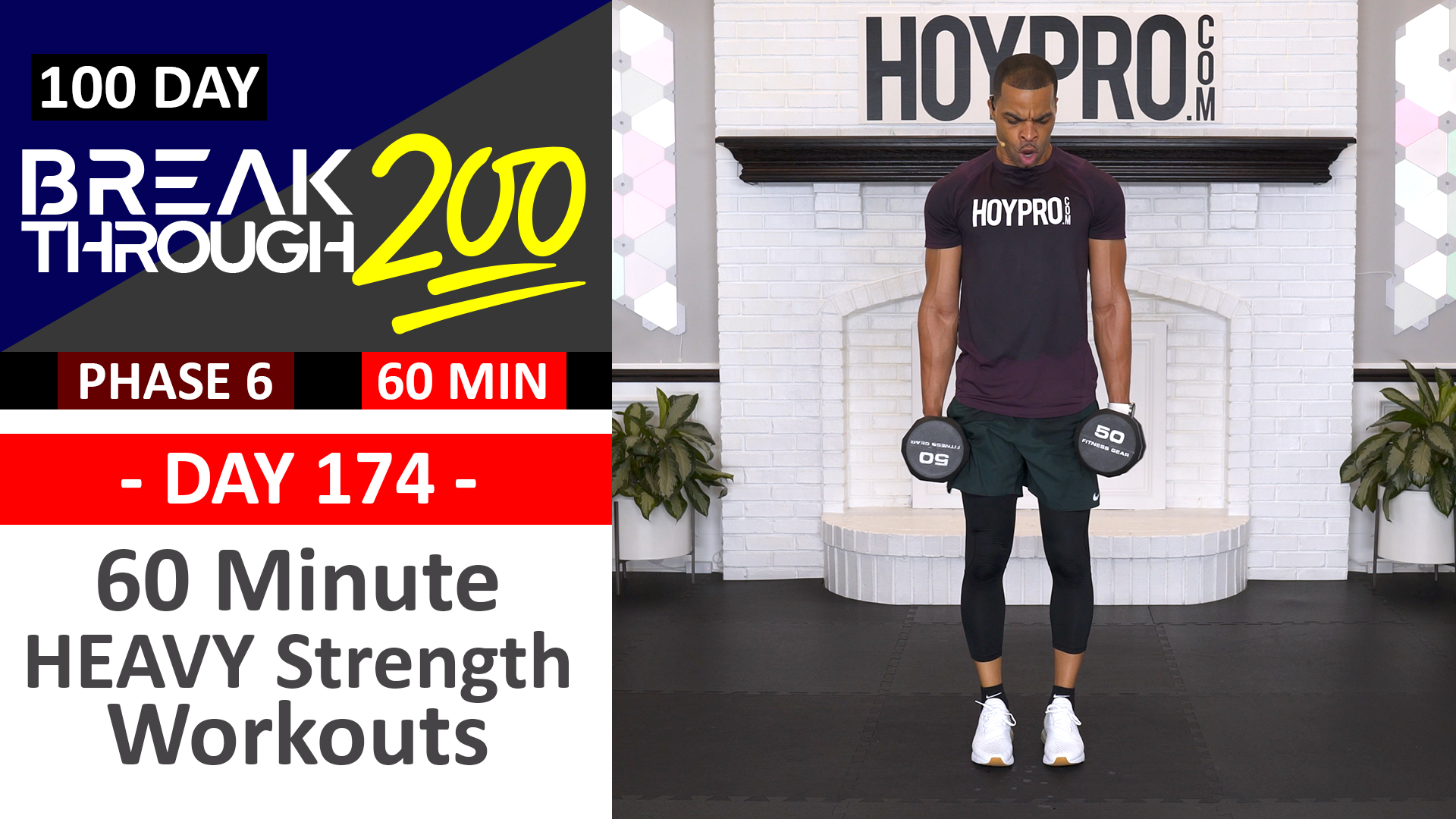 #174 - 60 Minute HEAVY Strength Full Body Workout - Breakthrough200