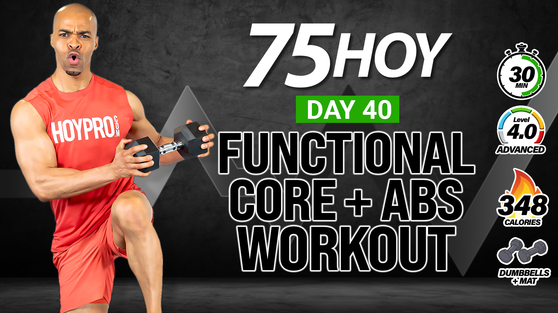 30 Minute Functional Core + Abs  Strength - 75 HOY #40