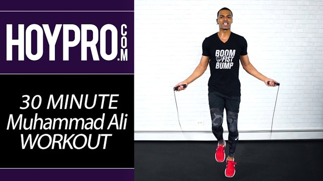 30 Minute Boxing, Strength, and Jump Rope HIIT Workout - Muhammad Ali Tribute