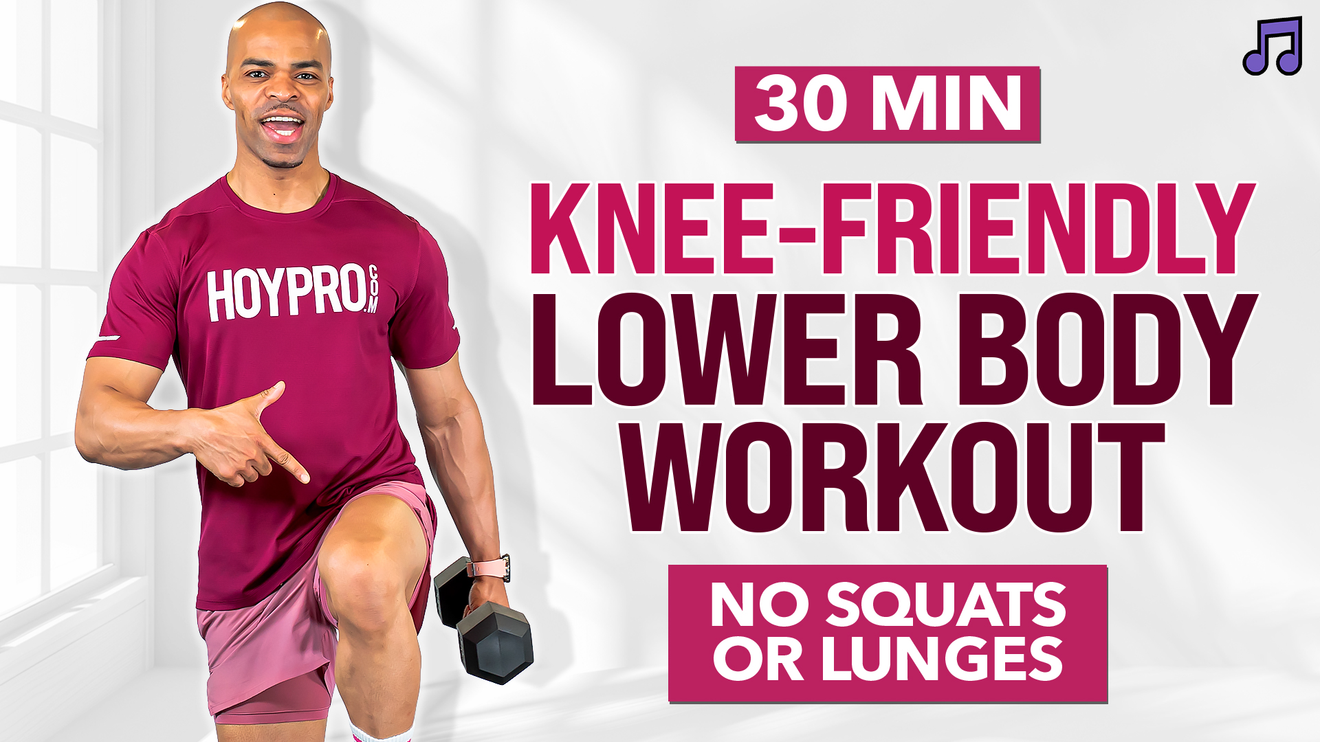 30 Minute Knee-Friendly Lower Body Workout (No Lunges or Squats)