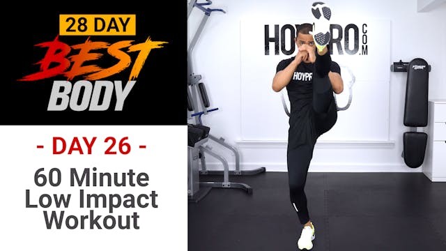 60 Minute Low Impact HIIT + Abs Worko...