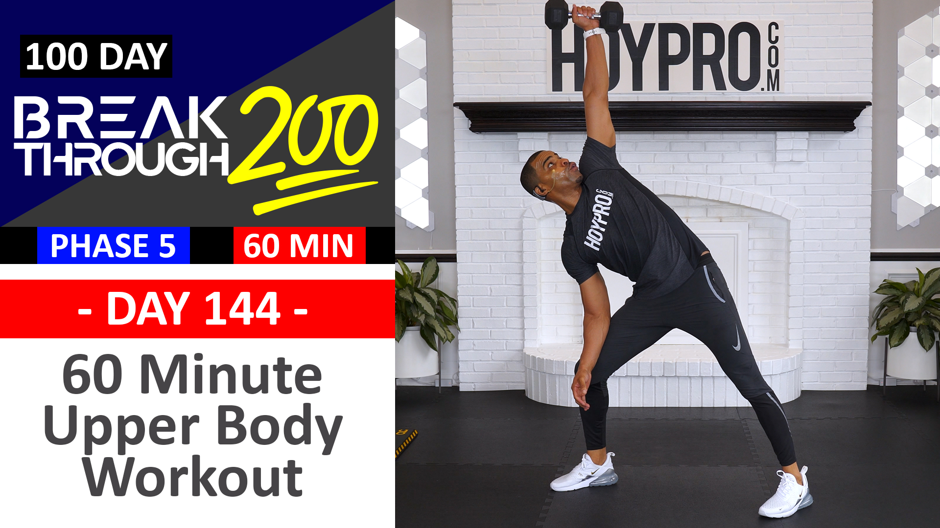 #144 - 60 Minute Upper Body Triple Threat Workout - Breakthrough200