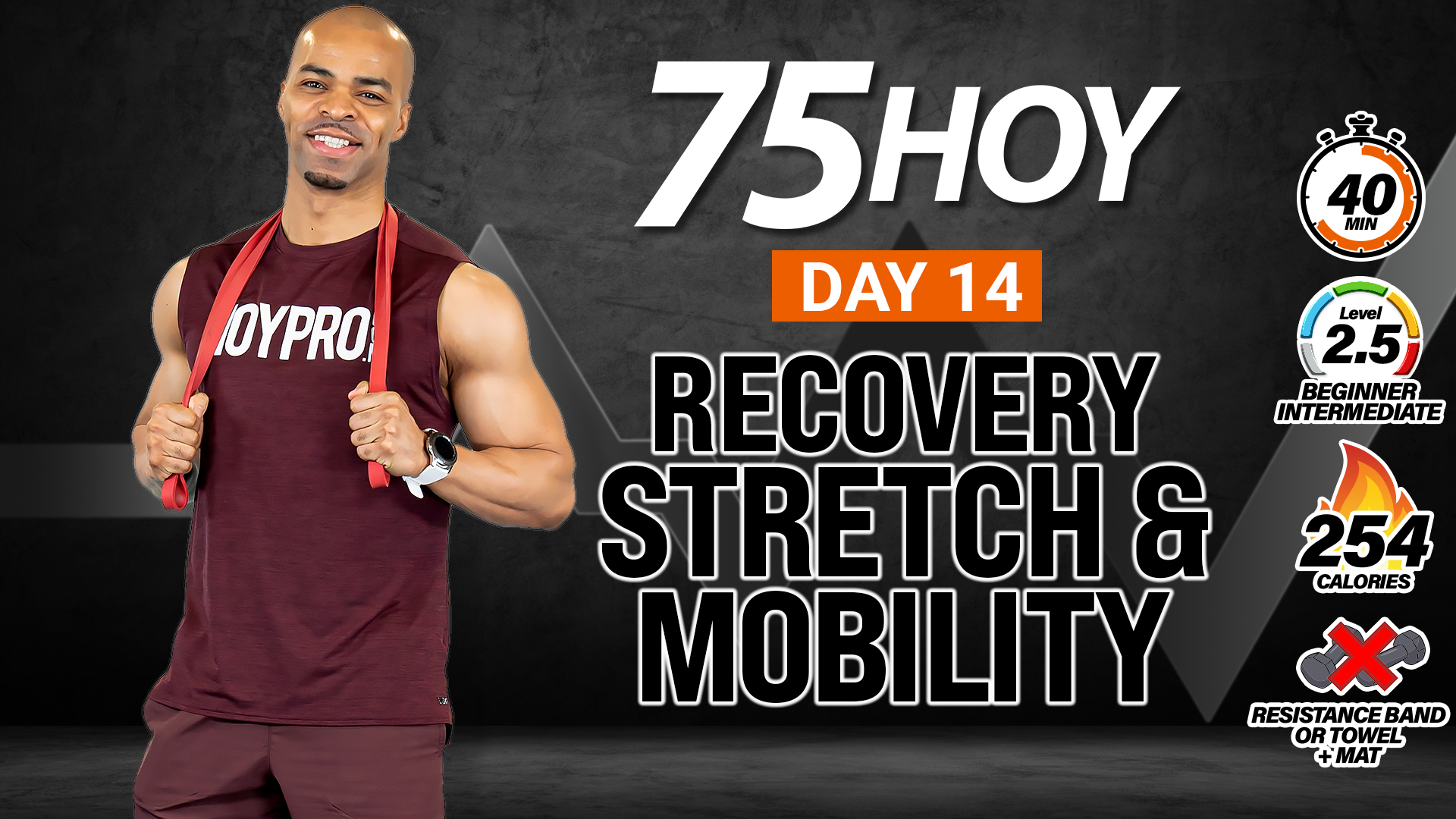 40 Minute Deep Stretch & Mobility Workout - 75 HOY #14