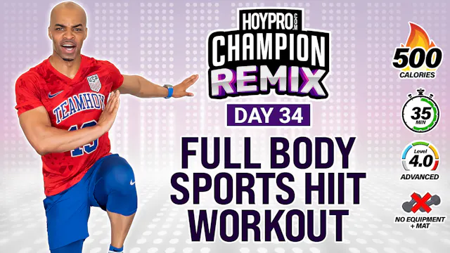 35 Minute Full Body Sports Themed HII...