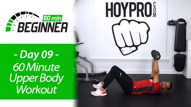 60 Minute Beginners Upper Body Workout - Beginners 60 #09