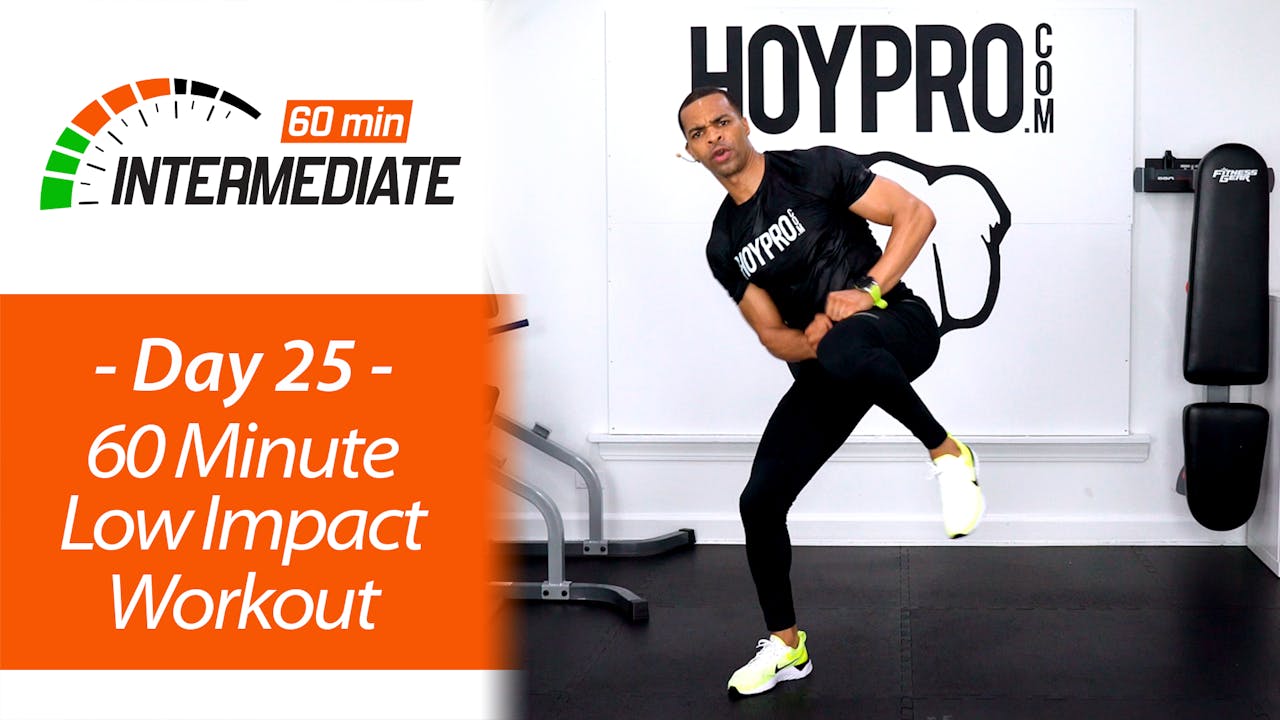 60 Minute Intermediate Low Impact Workout - Intermediate 60 #25 - 28 ...