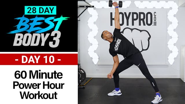 60 Minute Power Hour HIIT & Strength ...