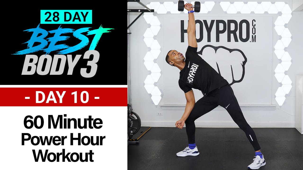 60 Minute Power Hour HIIT &amp; Strength Workout Best Body