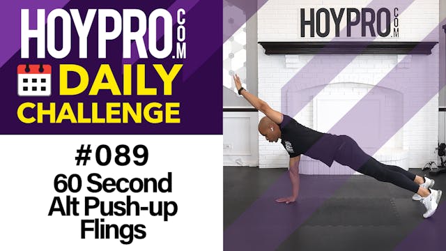 60 Second Alt Push-up Flings - Daily ...