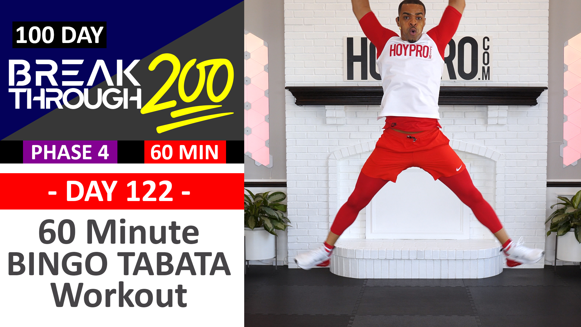 #122 - 60 Minute Tabata BINGO Stacked Sets + Abs - Breakthrough200