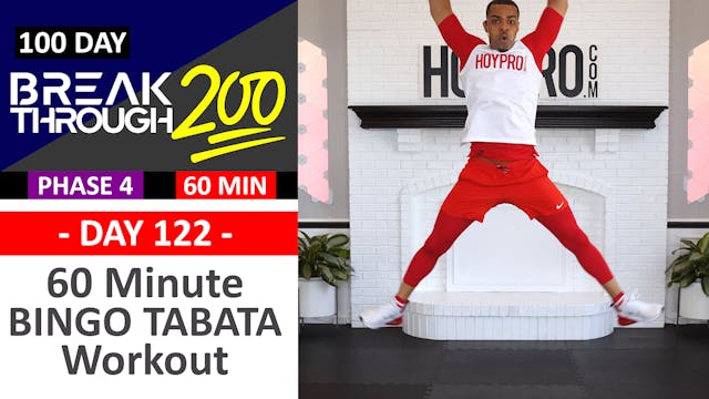 #122 - 60 Minute Tabata BINGO Stacked Sets + Abs - Breakthrough200