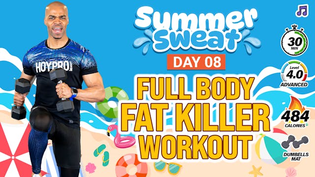 30 Minute Total Body Standing Dumbbel...