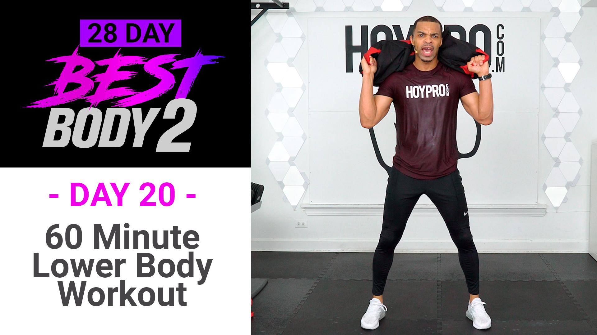 60 Minute Lower Body Workout Strength Workout - Best Body 2 #20