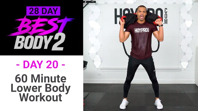 60 Minute Lower Body Workout Strength...