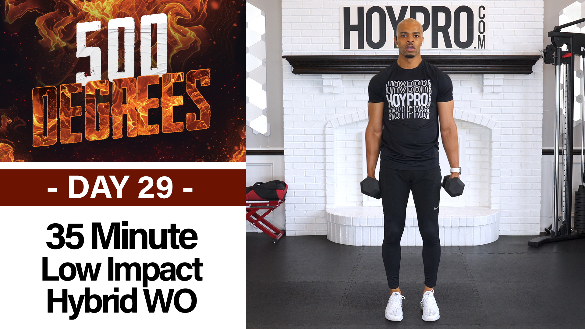 35 Minute Low Impact Hybrid Workout + Burnout - 500 Degrees #29