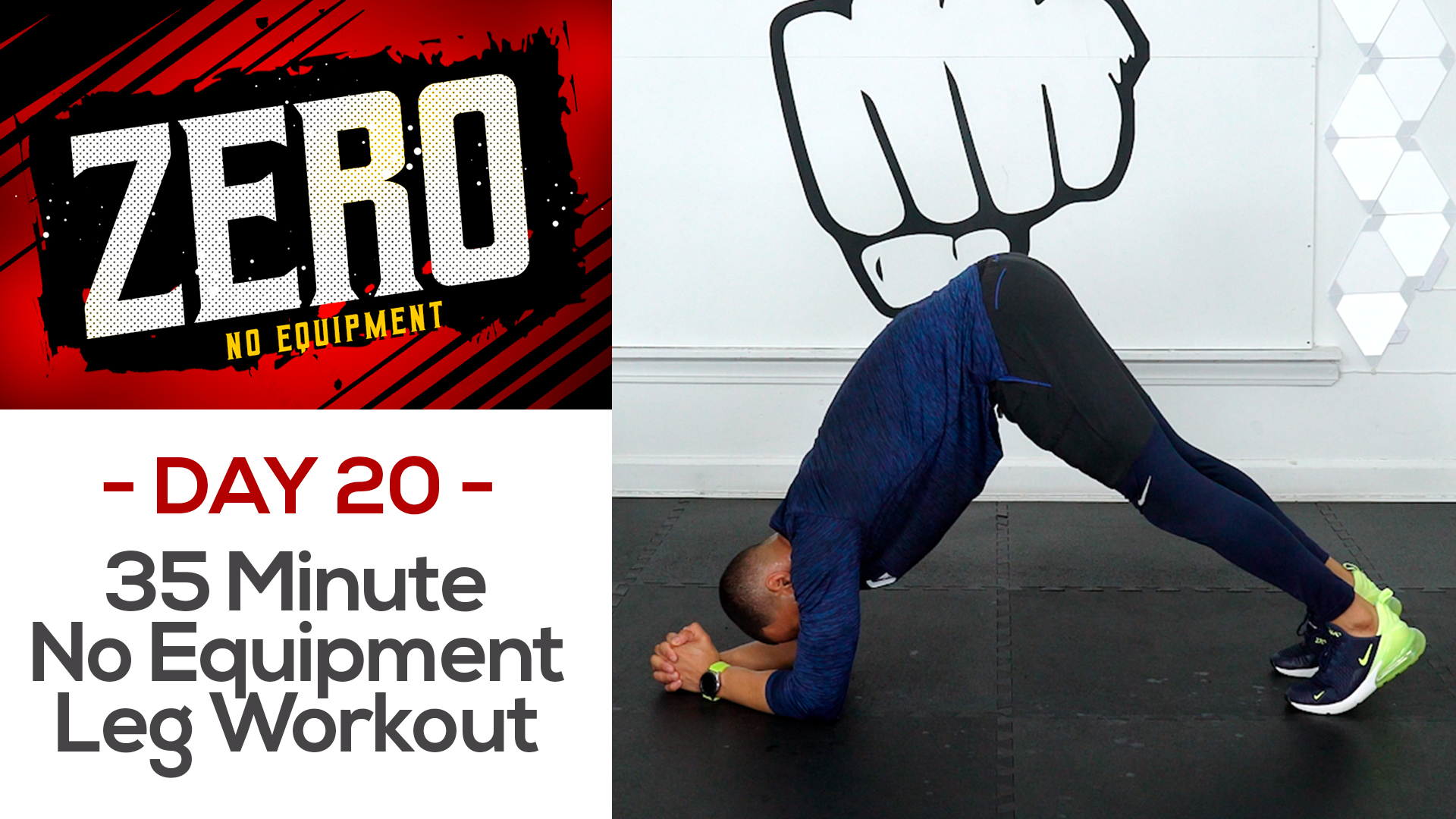 35 Minute No Equipment Lower Body Workout - ZERO #20