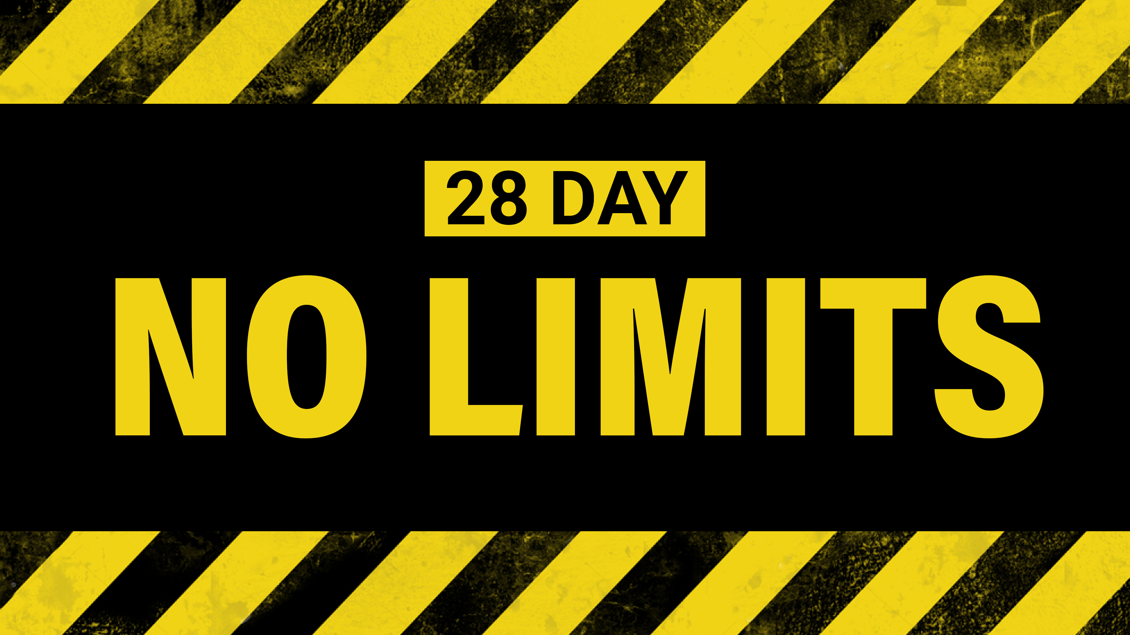 No Limits - 28 Day 30/60 Minute Sweat Challenge