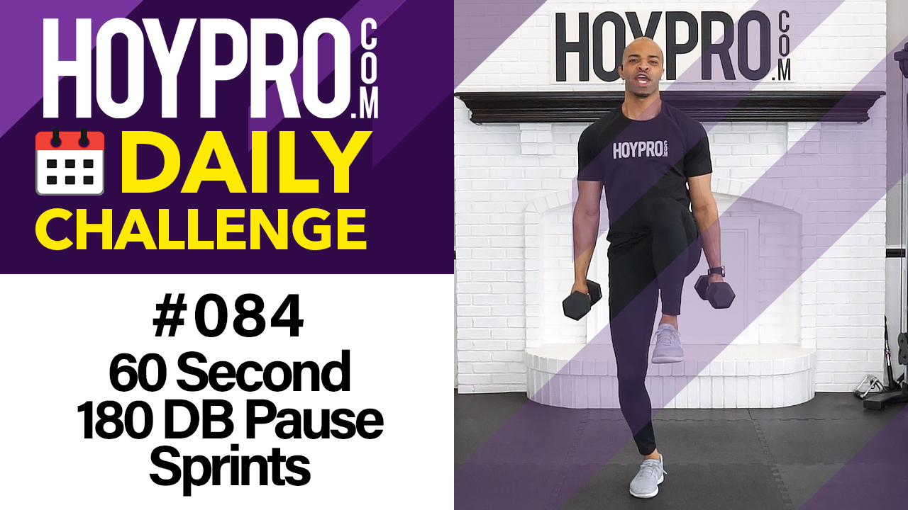 60 Second 180 DB Pause Sprints - Daily Challenge #084