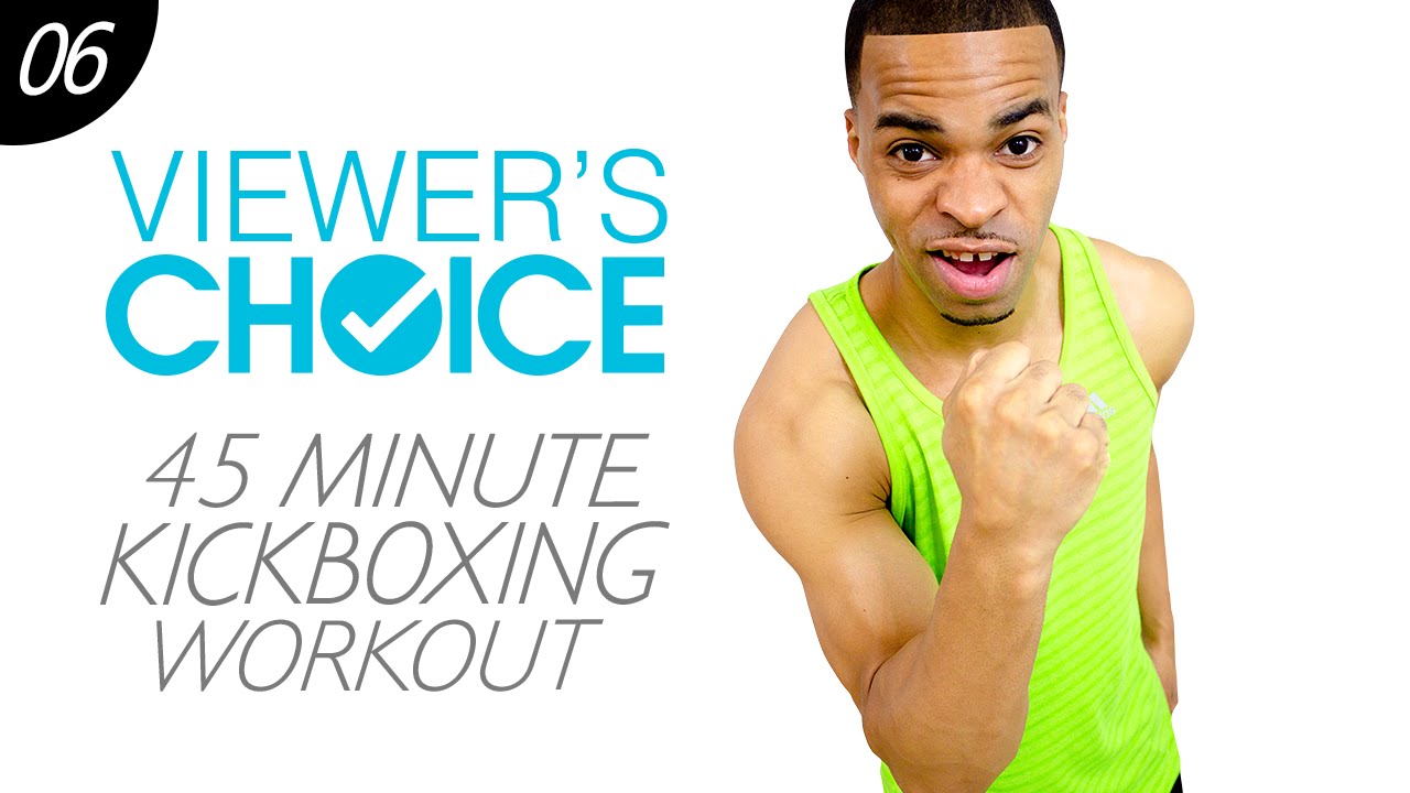 45 Minute Kickboxing HIIT Workout - Choice #06