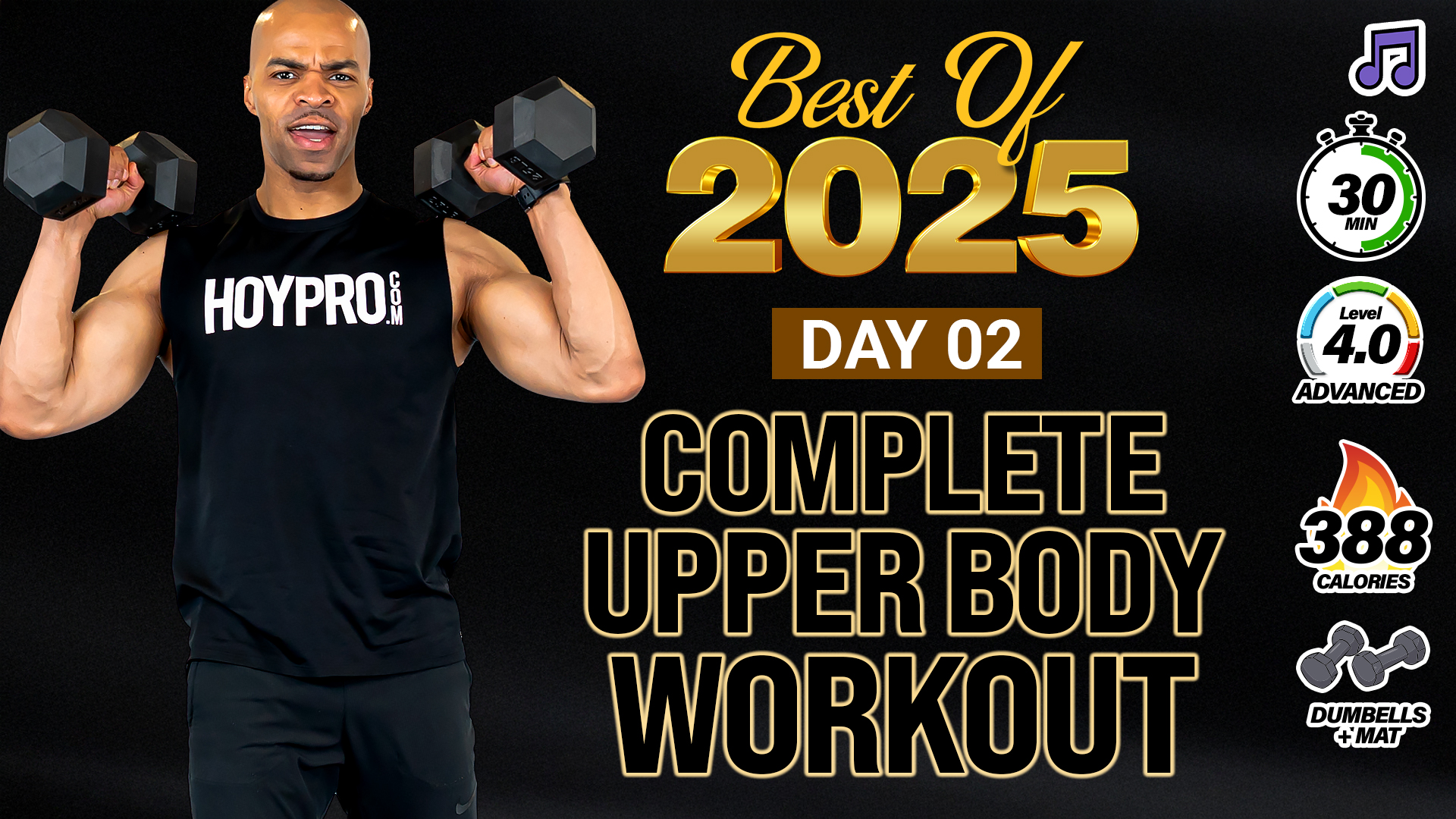 30 Minute Complete Upper Body Strength - 2025 BEST #02 (Music)