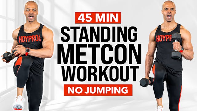 45 Minute Standing Full Body Dumbbell...