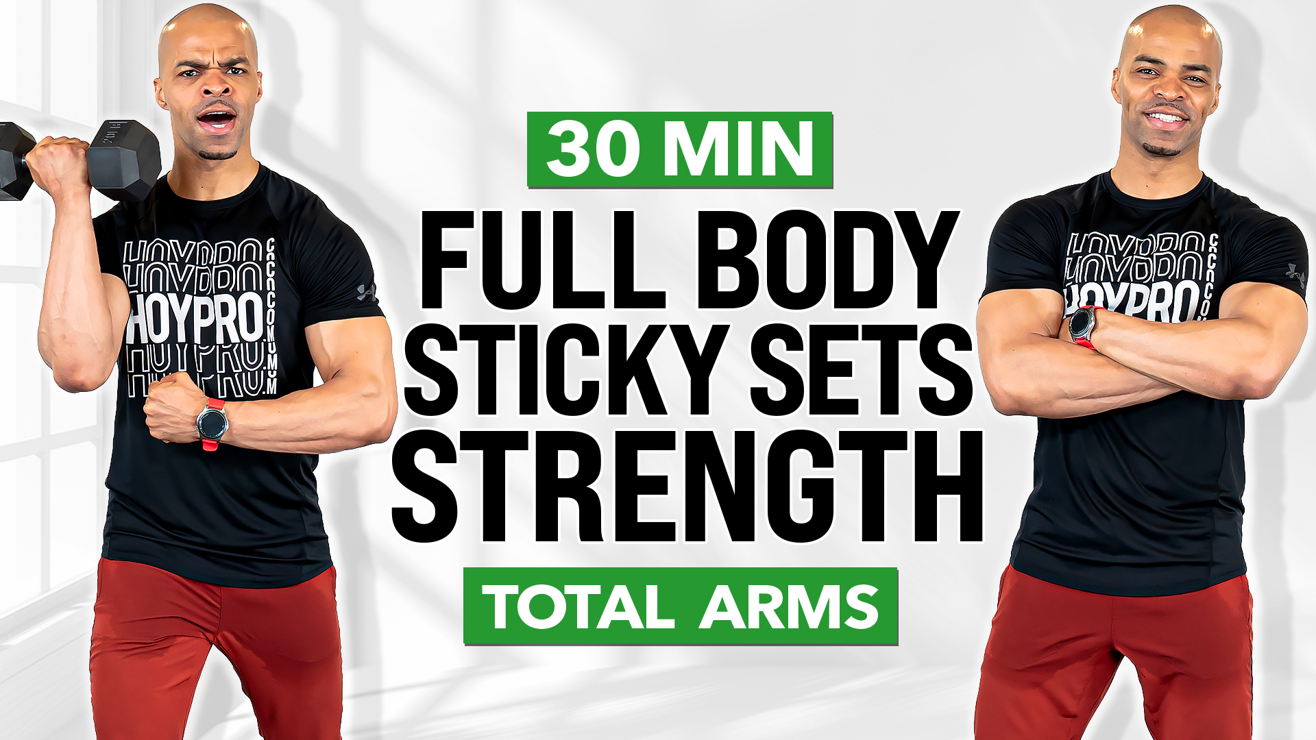 30 Minute Sticky Sets Compound Strength Workout (No Jumping)