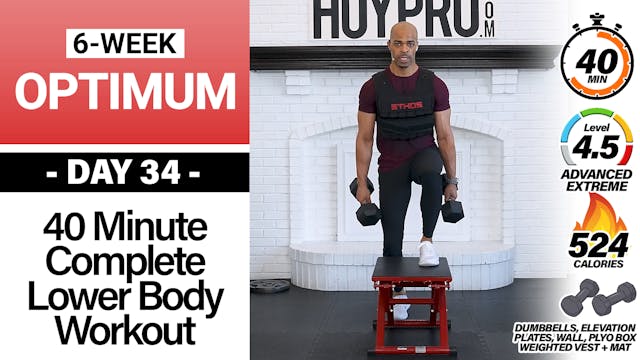 40 Minute Complete Lower Body Strengt...