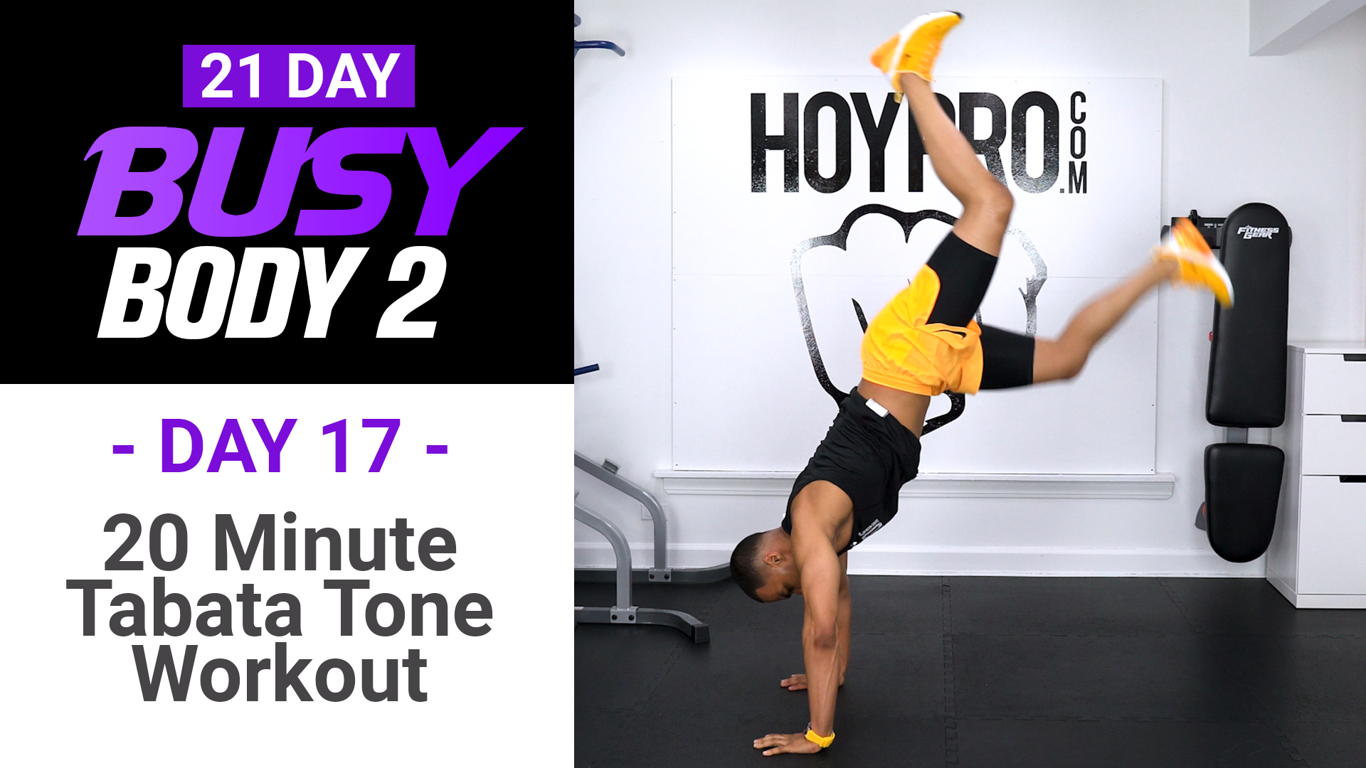 20 Minute Tabata Tone HIIT Workout - Busy Body 2 #17