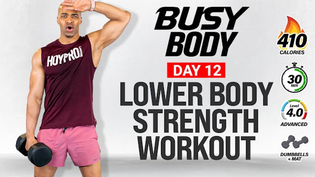 30 Minute Lower Body Strength (100 Sq...