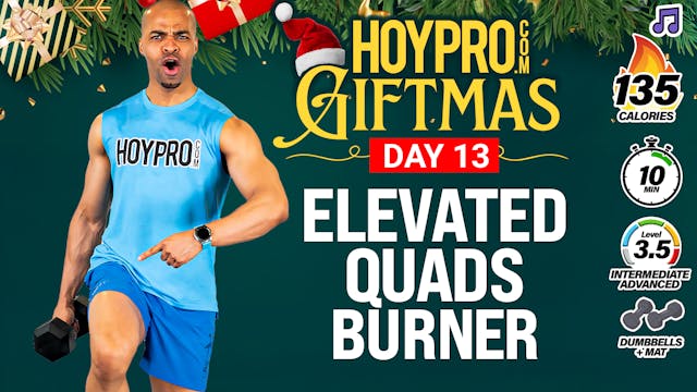 10 Minute Lower Body Elevated Quads B...