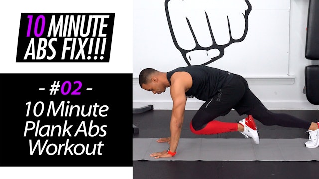 10 Minute Plank Abs Workout - Abs Fix #002