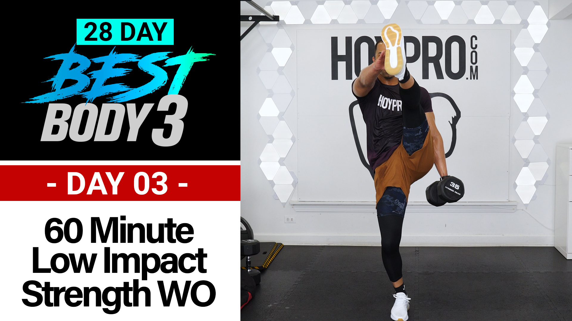 60 Minute Low Impact Strength Workout + Abs - Best Body 3 #03