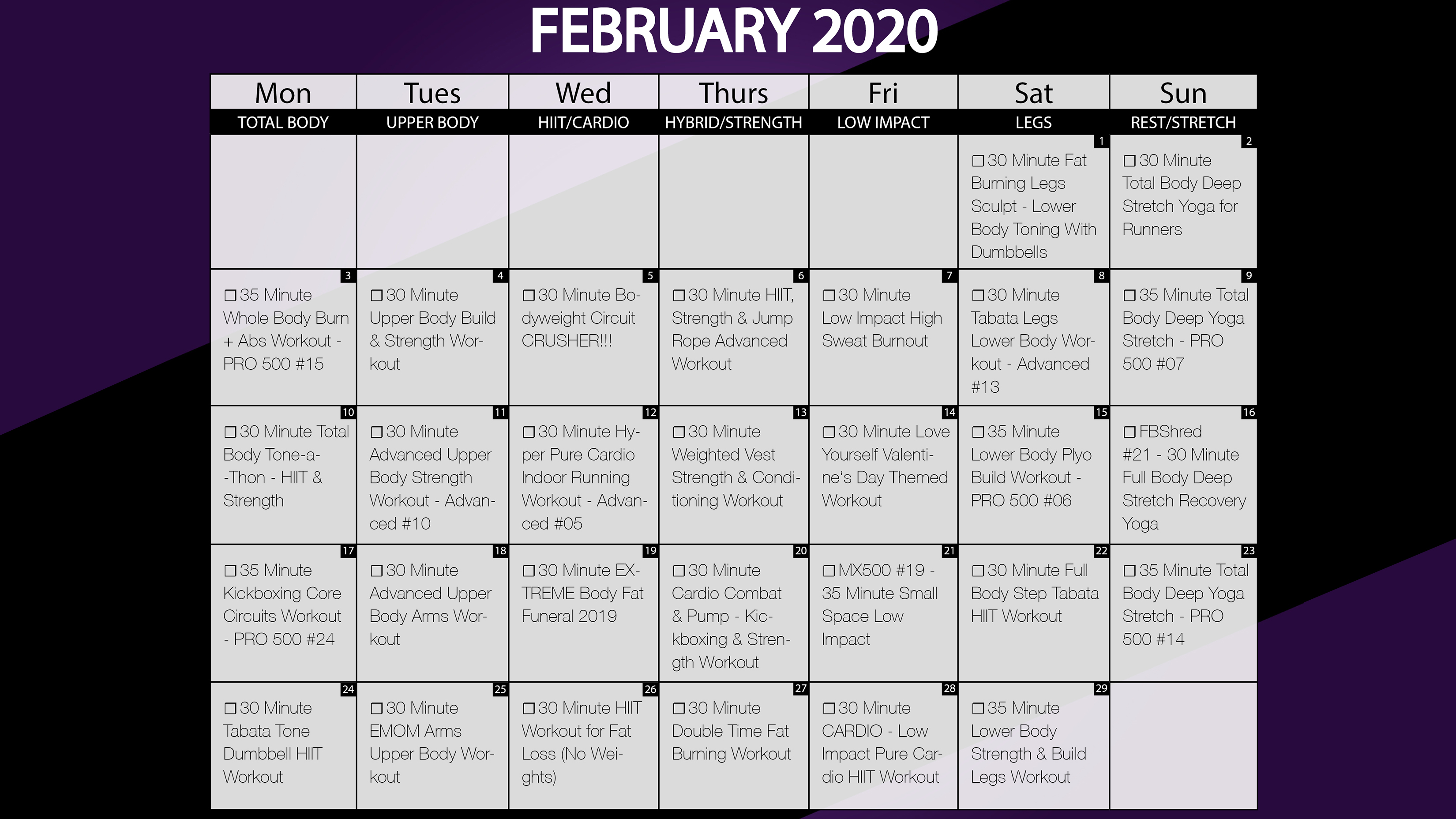 FREE Sample Workout Program Sheet Templates In MS Word PDF | atelier ...