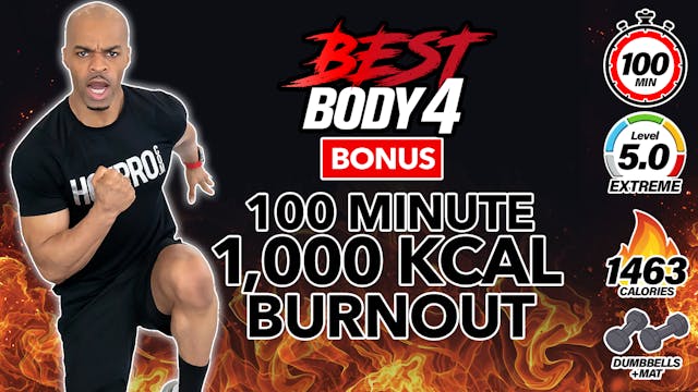 100 Minute 1,000 Calorie 100 Moves Wo...