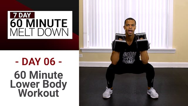 60 Minute Lower Body Focus Workout - ...