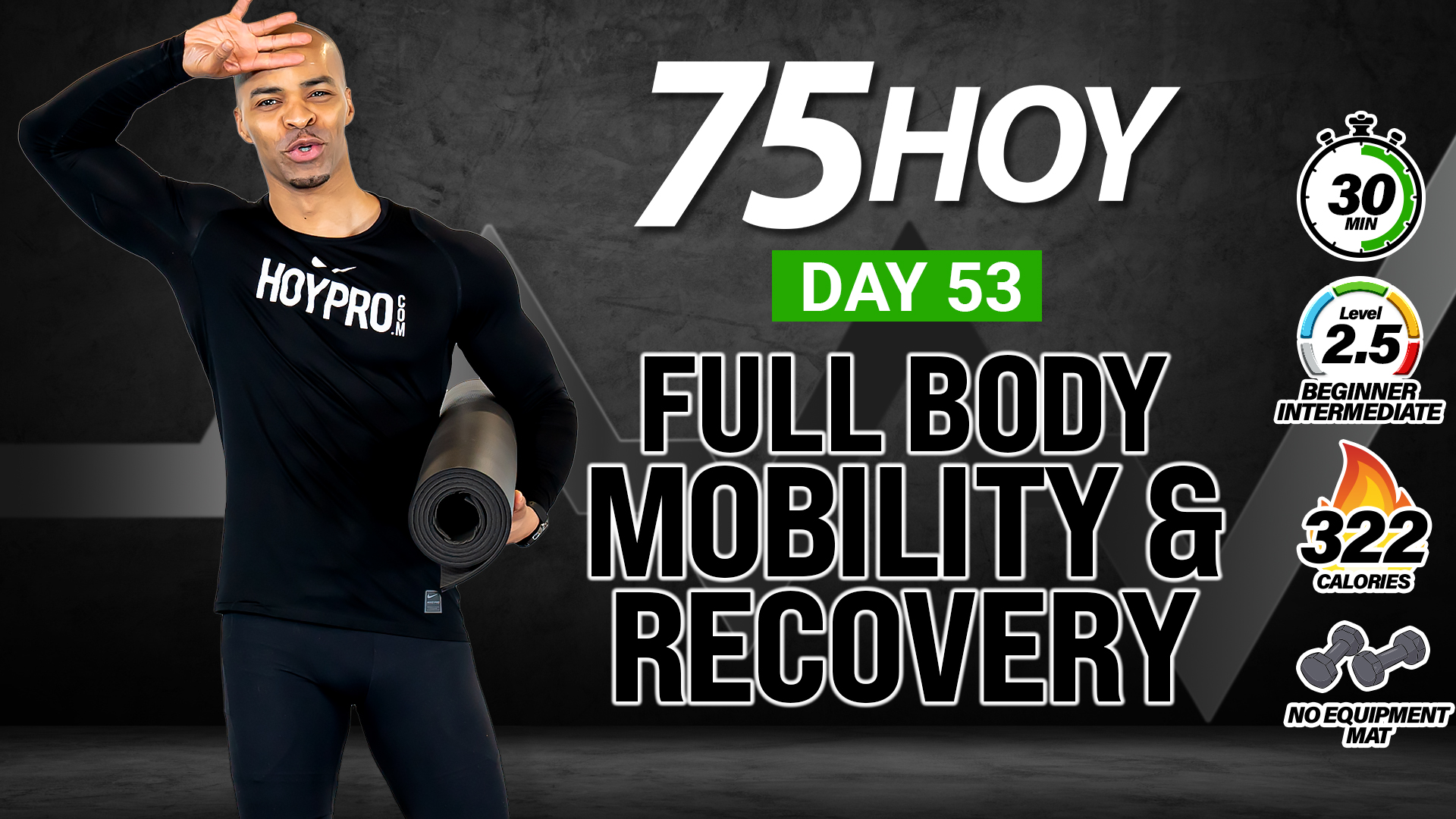 30 Minute Full Body Mobility & Active Recovery Workout - 75 HOY #53