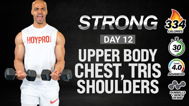 30 Minute ABAB Chest, Shoulders and T...