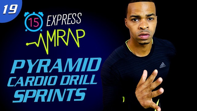 AMRAP #19: 15 Minute Pyramid Sprints Cardio Challenge