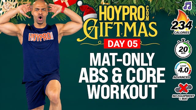 20 Minute Mat-Only Abs & Core Workout...