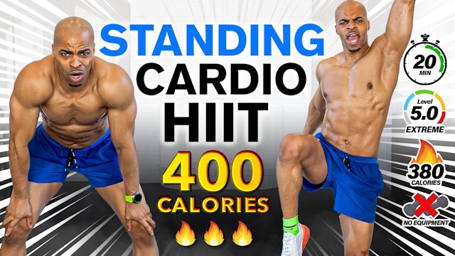 20 Minute All Standing MAXIMUM Fat Burning HIIT Workout