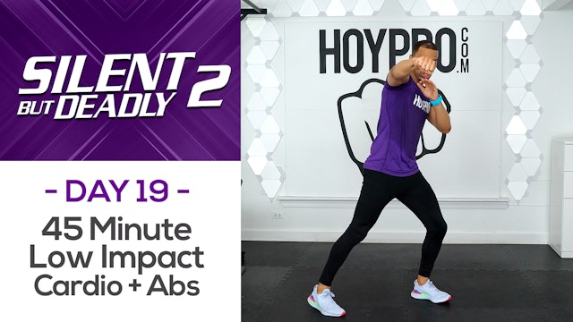 45 Minute Low Impact Pure Cardio Circuits + Abs - SBD2 #19