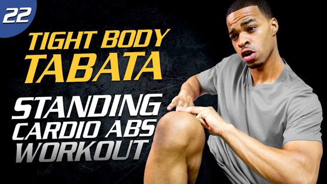 40 Minute Standing Abs Cardio Sculpt Workout - Tabata 40 #22