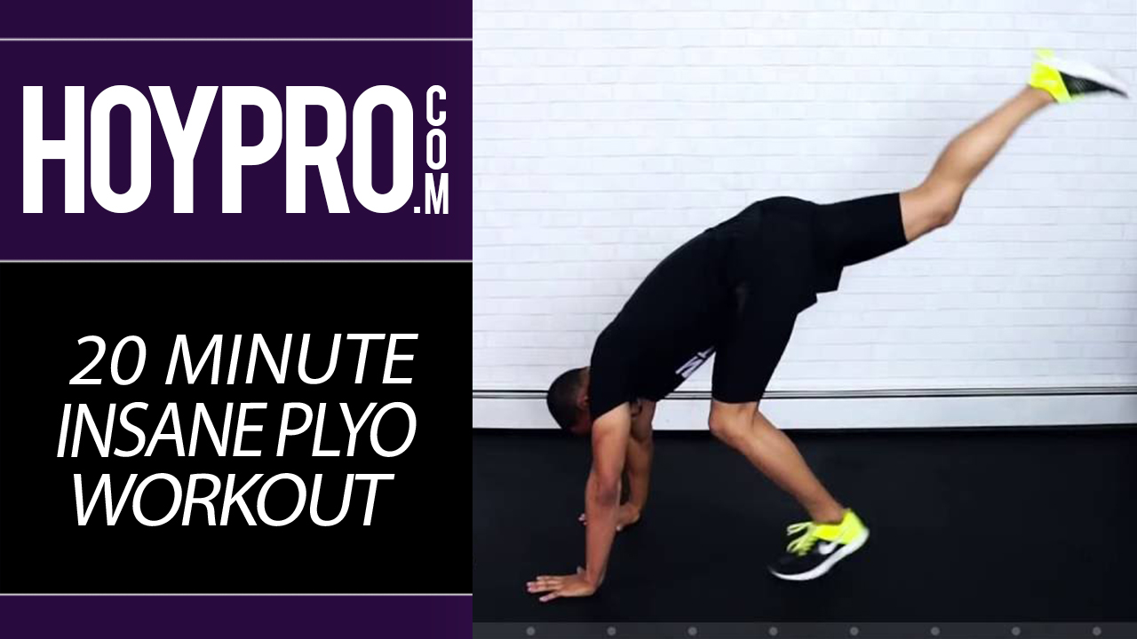 20 Minute EXPLOSIVE Plyo Burnout - No Equipment Fat Burning HIIT Workout