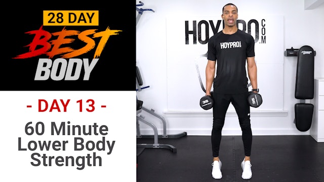 60 Minute Lower Body Strength & Tone Workout - Best Body #13