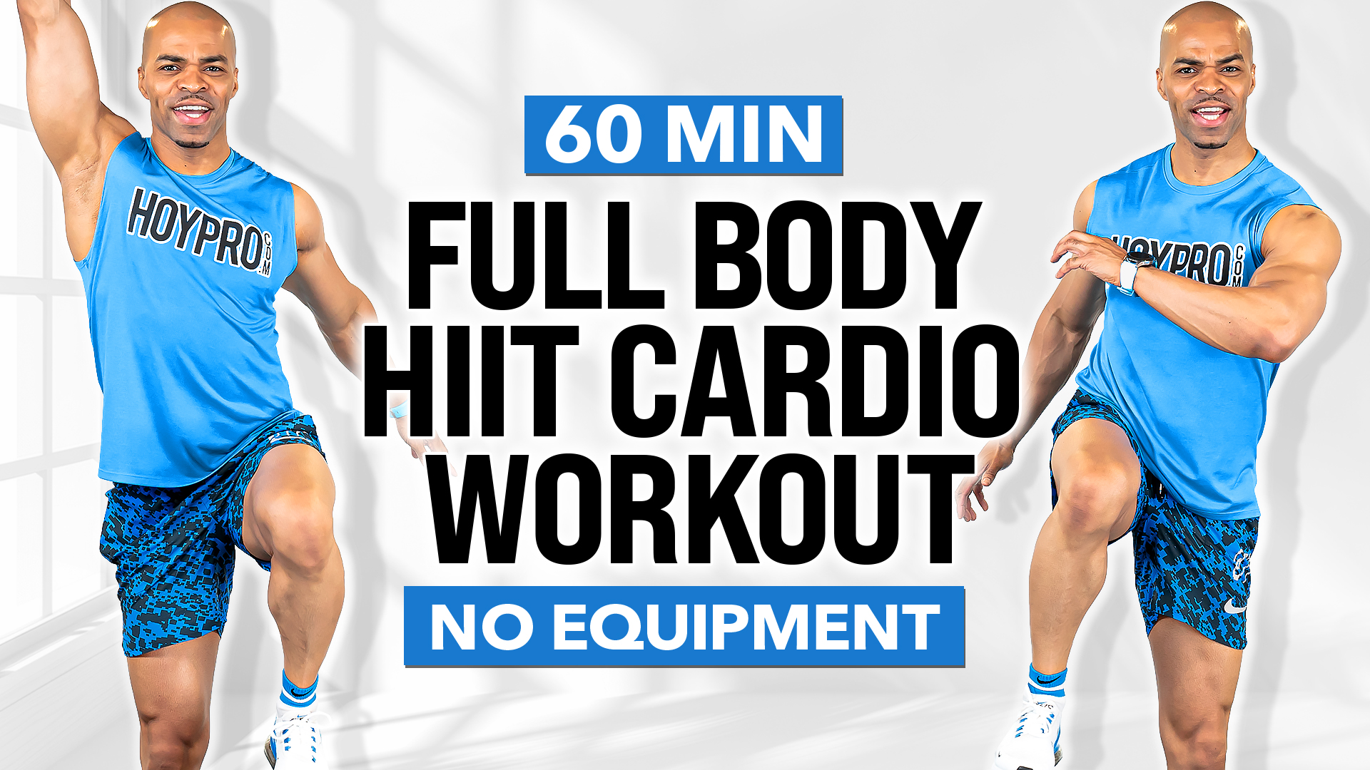 60 Minute Intermediate Full Body HIIT (No Equipment)