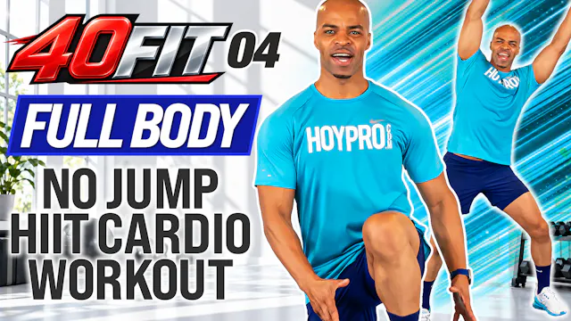 40 Minute No Jumping HIIT 🔥 No Equipm...