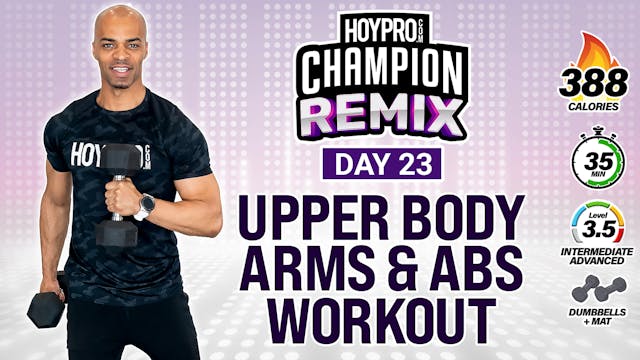 35 Upper Body Arms, Back & Abs Workou...